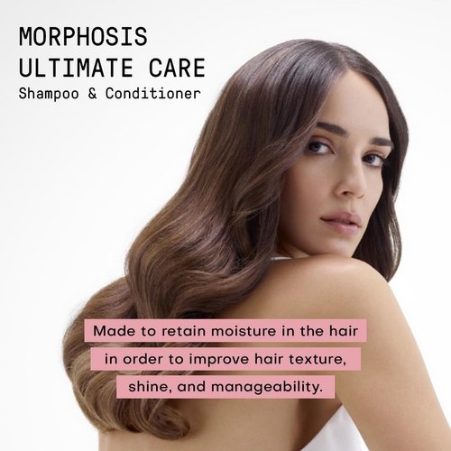 Framesi Morphosis Ultimate Care Shampoo and Conditioner Set, 8.4 fl oz, Moisturizing & Hydrating Shampoo and Conditioner Duo