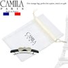 Camila Paris CP2244 French Hair Barrette Clip for Girls, Handmade Black and White, Automatic Strong Hold Grip Hair Clips for Women, No Slip and Durable Styling Girls Hair Accessories, Made in France