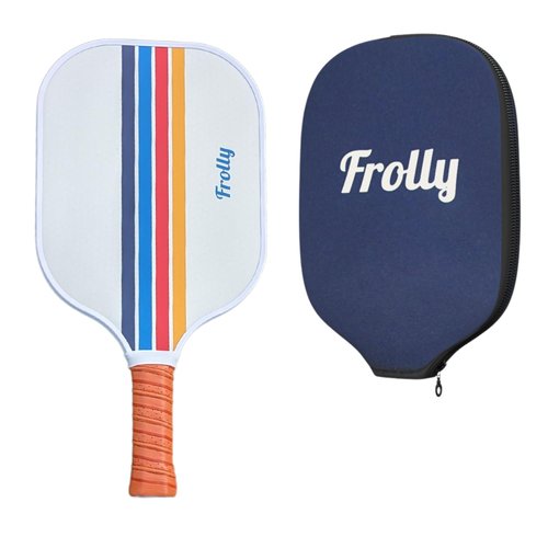 Pickleball Paddle - Fiberglass Honeycomb Core - Single Pickle Ball Racket - USAPA Standards - Indoor Outdoor Pickleball Paddle for Adults - Includes Paddle Cover
