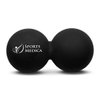 Peanut Massage Ball - Double Lacrosse Ball Massage Ball Therapy | Trigger Point Deep Tissue Exercise | Back Muscle Foam Roller for Myofascial Release | Suboccipital Spine Device - Pressure Point Ball