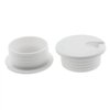 HJGarden 2PCS 1-1/2inch / 38mm Desk Grommet Wire Cord Cable Grommets Hole Cover for Office PC Desk Cable Cord Organizer Plastic Cover, White
