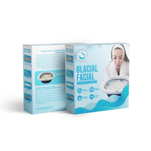 Glacial Facial Ice Water Face Plunge Kit, Chemical Free, Face Mask Alternative for Smooth Skin