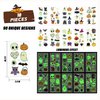 Halloween Temporary Tattoos Halloweeen decor - 10 Sheets Luminous Halloween Tattoos Stickers - Halloween Party Favors Goodie Bag Fillers for Halloween Decorations Party Supplies