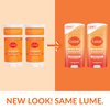 Lume Whole Body Deodorant - Invisible Cream Stick - 72 Hour Odor Control - Aluminum Free, Baking Soda Free, Skin Safe - 2.2 Ounce (Pack of 2) (Clean Tangerine)