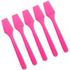AMT 110 PCS Cosmetic Spatula, 2.5" Make Up Disposable Plastic Spatula, Facial Cream Mask Scoop, Skin Care Plastic Spoon for Mixing & Sampling (110 PCS)