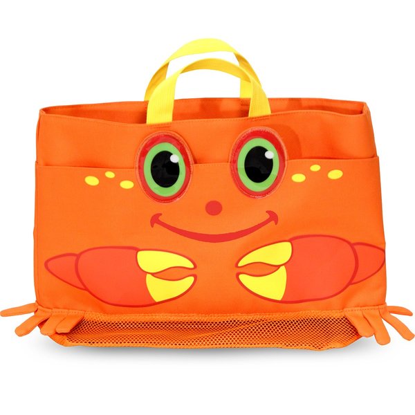 Melissa & Doug Clicker Crab Beach Tote Bag by