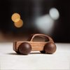 3PCS Wooden Baby Toys,Baby Grasping Toys Push Car Toys Montessori Toys Wooden Toy Vehicles,#3