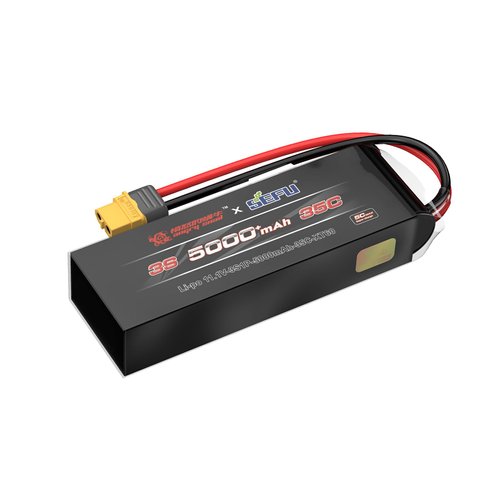MJX B3S50P Angry Snail RC Battery 3S 11.1V 5000 mAh 70C LiPo Battery XT60, Max 25A Charging, Spare Parts RC Battery for 1/10 1/8 RC Car 10208