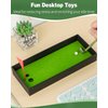 GreenHaven Mini Golf Pen Set, Mini Desktop Golf Gift Golf Ball Club Pen Unique Christmas Stocking Stuffers Funny Birthday Gift for Men Women Adults Golfers Dad Boss Coworker Boyfriend