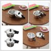 Totority 2pcs Pressure Cooker Model Doll Accessories Toys Decor Mini Toys for Miniature Kitchen Accessories Pretend Cooking Utensils Mini Pressure Cooker Mini House Toys