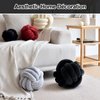 ZAKUN Knot Pillow Ball, Soft Round Throw Pillow Cushion Home Decorative Ball Pillows, Handmade Plush Throw Knotted Pillow for Home Décor Children Play Knot Ball
