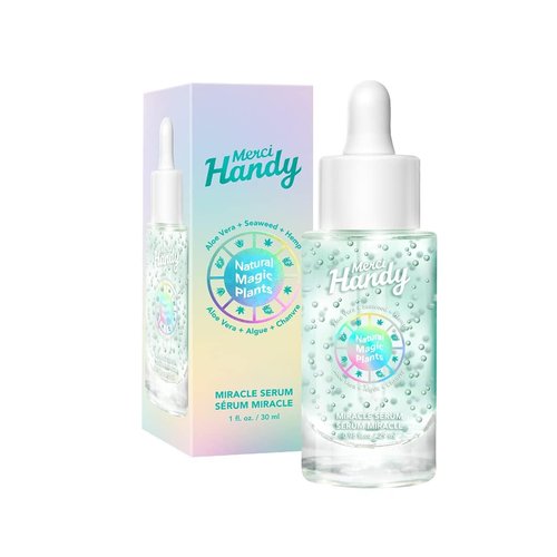 Merci Handy - Face Serum - Redness Relief - Vitamin A serum and Vitamin B12- Organic Aloe Vera and Seaweed Cosmetics - Vegan - 1 fl oz
