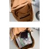 GGOOB Small Backpack Purse for Women Cute Mini Backpack Purse Aesthetic Backpack Tiny Corduroy Backpack Mini Bookbag Purse