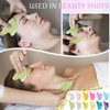 12 Pack Gua Sha Massage Tool Guasha Board Heart Shaped Gua Sha Facial Tools for Women Skin Care Face Body Relieve Muscle Tensions Reduce Puffiness, 12 Colors