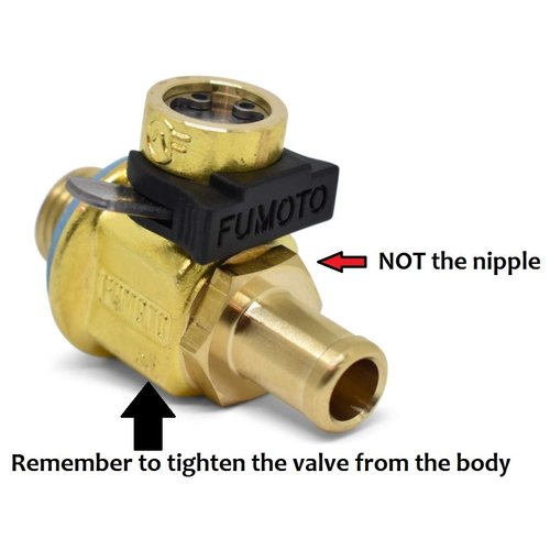 Original Fumoto F107N with LC-10 lever clip FN-Series Engine Oil Drain Valve, 1 Pack, Golden