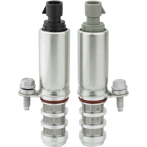 Pair Intake & Exhaust Camshaft Position Actuator Solenoid Valve Kit for Chevy Captiva Cobalt Equinox HHR Impala Malibu GMC Terrain Pontiac G5 Saturn Vue Buick Regal 2.0 2.2 2.4L 12655420 12655421