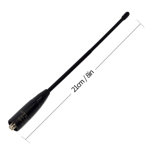 HYS NA-701 SMA-Female Ham Radio Antenna Dual Band VHF UHF Walkie Talkie Replacement Antenna for Baofeng BF-888S BF-UV5R BF-UV82 GT-3 BF-F8HP Handheld Radios