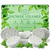 Shower Steamers Aromatherapy BLRIET 8 pack Stocking Stuffers Christmas Birthday Gifts for Women, Men, Teens, Mint Shower Bombs With Natural Essential Oil, Stress Relief and Relaxation, Self Care Gifts