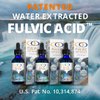 Optimally Organic Water Extracted Fulvic Ionic Minerals X100-2 Month Supply - Patented BioActive Ionic Fulvic Acid - Humic Acid - 77 Trace Minerals - Every Essential Amino Acid - Electrolytes
