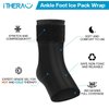iTHERAU Ankle Ice 2 Pack Wrap for Swelling, Plantar Fasciitis, Foot Pain Relief, Ankle Brace Gel Cold Packs for Injuries Reusable, Hot Cold Compress Therapy for Achilles,Tendonitis