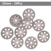 Yakamoz 20Pcs Mini Diamond Cutting Wheel Metal Cut Off Discs Tile Cutting Blade Stone Rotary Cutter Tool Accessories with Mandrel 3mm Shank, 22mm 25mm Cutting Dia.