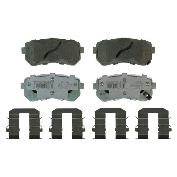 Wagner Brake OEX OEX1398 Disc Brake Pad Set Premium Ceramic
