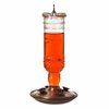 Perky-Pet 8107-1SR Antique Glass Bottle Hummingbird Feeder - Outdoor Garden Décor Hummingbird Feeder