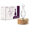 ArOmis AROMATHERAPY Wood and Glass Essential Oil Diffuser - Solum Lux Vitis - Aromatherapy Diffuser - Essential Oil Nebulizer