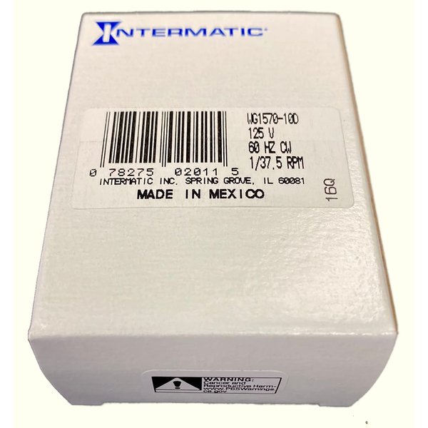 Intermatic WG1570, 125V 60-Hertz Replacement Time Clock Motor for T101, T103, and T105