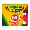 Crayola Crayon Set, 3-5/8", Permanent/Waterproof, 64/BX, Assorted, Sold as 1 Box