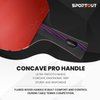 Sportout Ping Pong Paddle, Professional Table Tennis Racket with Case, Table Tennis Paddles for Advanced Training and Tournament
