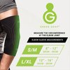 Green Drop Elbow Compression Sleeve - Breathable, Patented, Natural Relief-Herb-Infused Support, FSA/HSA Approved