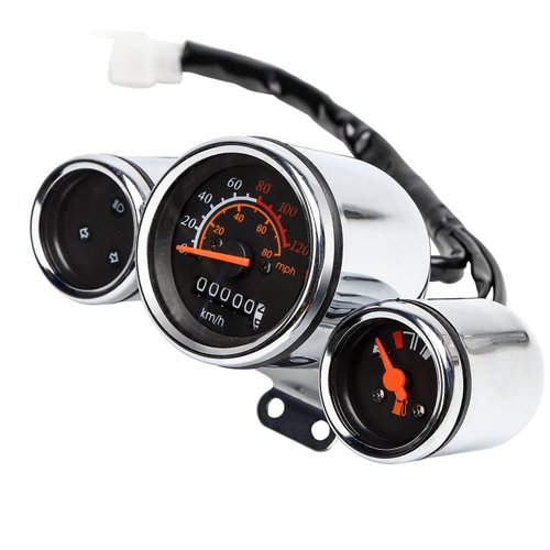 Minho Motorcycle Gas Gauge Speedometer Odometer Tachometer for Chinese 50cc 90cc 125cc 150cc Joker Scooter