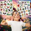Dragon Temporary Tattoos Birthday Party Supplies Favors Decorations Knight Dragon Super Cute Fake 96PCS Tattoos Stickers for Kids Boys Girls School Classroom Rewards Gifts Ideal Halloween