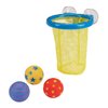 ALEX: Tub Time Hoops - Bath Time Basketball Hoop, 3 Water Squirting Balls, Suction Cup, Closed Net, Active Sport Water Toy, Kids & Toddlers Ages 2+