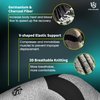 Vital Salveo Shoulder Brace Compression Sleeve Wrap with Support and Stability Breathable for Shoulder Pain Dislocated Rotator Cuff Tendinitis (1PC) M
