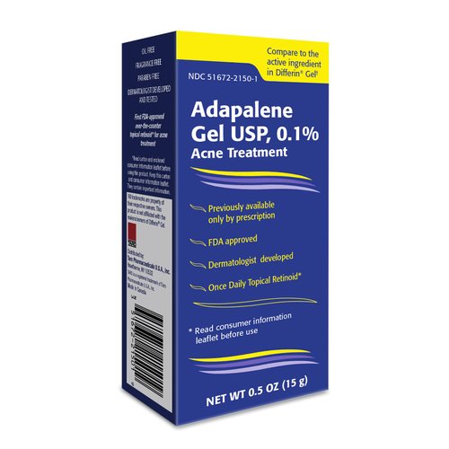 Taro Adapalene 0.1% Acne Treatment Gel - Paraben Free (0.5oz)