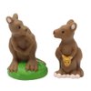 Fisher-Price Replacement Parts for Collectible Little People Noah's Ark, Safari, Jungle or Zoo Playset V8254 - Replacement Pair of Brown Kangaroo Figures