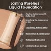 FOCALLURE PerfectBase Lasting Poreless Liquid Foundation, Medium to Full Coverage with Matte Finish, Covers Blemishes & Under-Eye Circles for All Skin Types, WP12 Dune