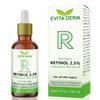 Evita Derm 2.5 Retinol Serum - With Hyaluronic Acid, Vitamin C & E, Peptide, Aloe Vera - Boost Collagen, Reduce Wrinkles, Fine Lines, Acne