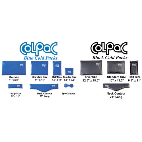 Chattanooga CHT358NK Neck Contour Polyurethane Cold Pack, 21-Inch, Black