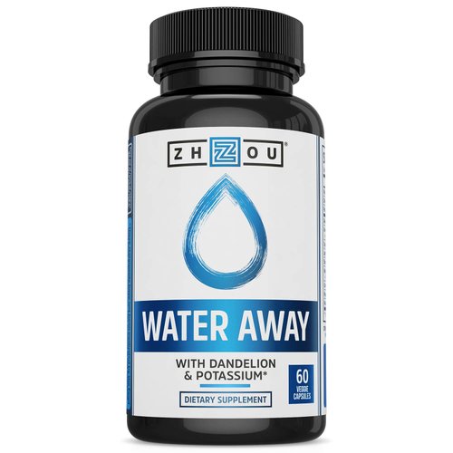 Zhou Water Away Herbal Formula for Healthy Fluid Balance | with Dandelion, Potassium, Green Tea &amp;...