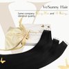 Ve Sunny Tape on Hair Extensions Black Hair Extensions Tape in Human Hair #1 Jet Black Seamless Tape in Hair Extensions for Women Black Hair Extensions Real Human Hair Silky Straight 10pcs 25g 18inch