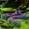 YILCER 3D Printed Animals-Snake Viper, 24 in Surprise Mystery Snake Fidget Toy Creative Toy 3D Printed Articulated Snake Collectibles Home Office Executive Desk Decor (Colorful-1)