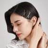 Dofash 5CM /2IN Black Bobby Pins Work Well to Keep Hairstyles in Place Bulk Hair Clips For Hair Salon 260PCS (Black)