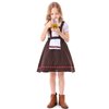 Kids Girls Oktoberfest Costume Halloween Beer Maid Costumes Traditional Bavarian German Dirndl Dress Carnival Costumes for Kids Little Girl Dirndl Dress Kids German Dirndl Dress Girls Oktoberfest