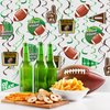 30 Pieces Football Party Decorations Football Hanging Swirl for Football Birthday Party Football Game Day Tailgate Party Supplies