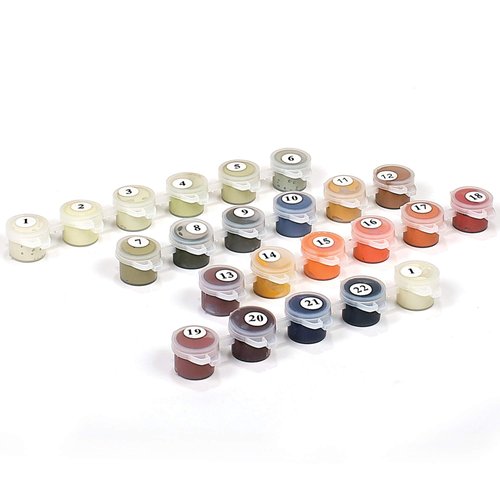 Ledgebay Paint by Numbers Kit for Adults: Mystic Hour Paint by Number Kit – Full Set of Acrylic Replacement Paints – Vacuum Sealed for Freshness – Exact Match for Unframed and Framed Kits