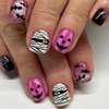 Halloween Press on Nails Short Square Fake Nails Mummy Grimace Designs Halloween Nails Press ons Short Glue on Nails Spider Web Bat Glitter False Nails Black Purple Stick on Nails for Women 24pcs