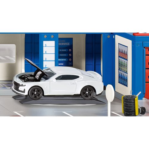 Siku 1538, Chevrolet Camaro, Metal/Plastic, White, Opening Bonnet, Trailer Hitch
